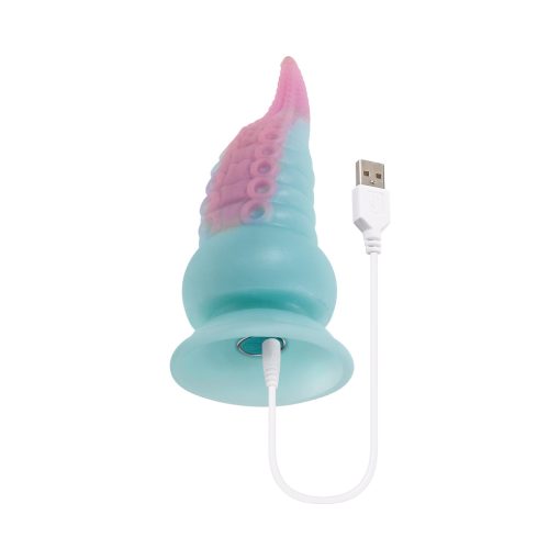 Selopa Stuck On You Rechargeable Vibrating Dildo Silicone Multicolor - Image 8