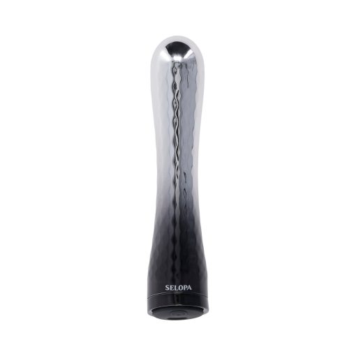 Selopa Silverado Rechargeable Vibrator Abs Plastic & Silicone Silver/Black - Image 2