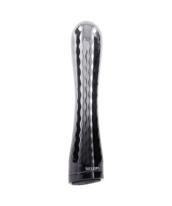 Selopa Silverado Rechargeable Vibrator Abs Plastic & Silicone Silver/Black