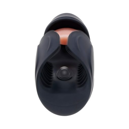 Zero Tolerance Lick The Tip Rechargeable Vibrating Thumping Stroker Silicone Black - Image 7