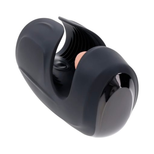 Zero Tolerance Lick The Tip Rechargeable Vibrating Thumping Stroker Silicone Black - Image 9