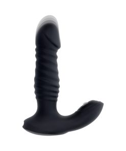 Zero Tolerance Striker Thrusting Anal Vibrator with Remote – Black
