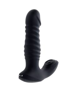 Zero Tolerance Striker Thrusting Anal Vibrator with Remote – Black