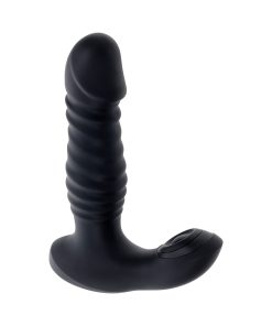 Zero Tolerance Striker Thrusting Anal Vibrator with Remote – Black