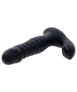 Zero Tolerance Striker Thrusting Anal Vibrator with Remote – Black