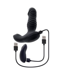 Zero Tolerance Striker Thrusting Anal Vibrator with Remote – Black