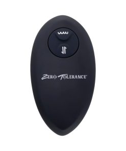 Zero Tolerance Striker Thrusting Anal Vibrator with Remote – Black