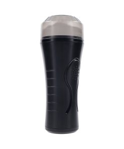 Zero Tolerance Hold Tight Rechargeable Vibrating Squeezeable Cannister Stroker Tpe Black/Clear