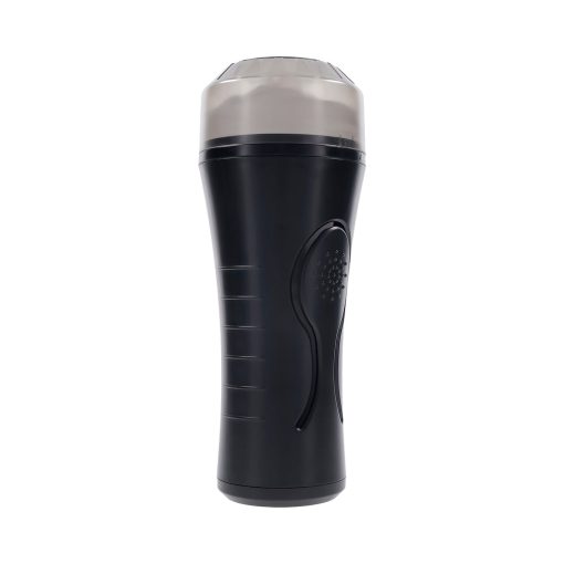 Zero Tolerance Hold Tight Rechargeable Vibrating Squeezeable Cannister Stroker Tpe Black/Clear - Image 4