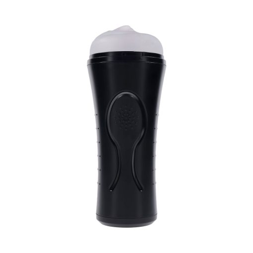 Zero Tolerance Hold Tight Rechargeable Vibrating Squeezeable Cannister Stroker Tpe Black/Clear - Image 5