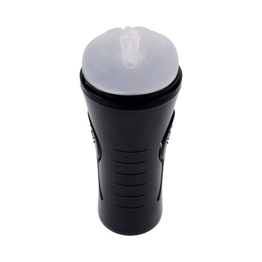 Zero Tolerance Hold Tight Rechargeable Vibrating Squeezeable Cannister Stroker Tpe Black/Clear - Image 7