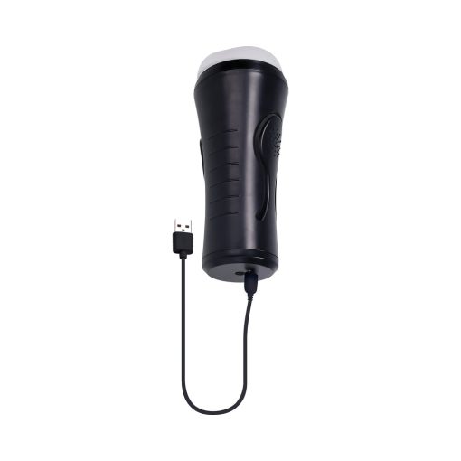 Zero Tolerance Hold Tight Rechargeable Vibrating Squeezeable Cannister Stroker Tpe Black/Clear - Image 11