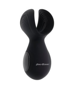 Zero Tolerance Handy Helper Rechargeable Vibrating Stroker Silicone Black