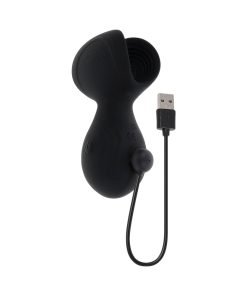 Zero Tolerance Handy Helper Rechargeable Vibrating Stroker Silicone Black