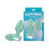 Luv Inc Pr17: Vibrating Plug With Remote Green