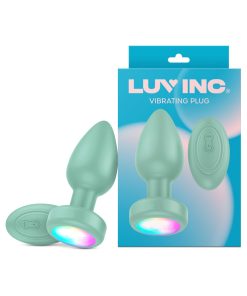 Luv Inc Pr17: Vibrating Plug With Remote Green