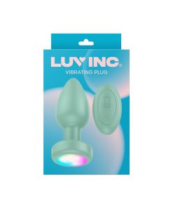 Luv Inc Pr17: Vibrating Plug With Remote Green