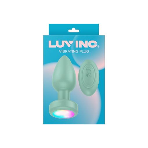Luv Inc Pr17: Vibrating Plug With Remote Green - Image 4
