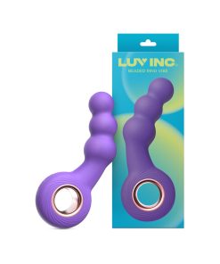 Luv Inc Br15: Beaded Ring Vibe Purple