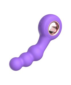 Luv Inc Br15: Beaded Ring Vibe Purple