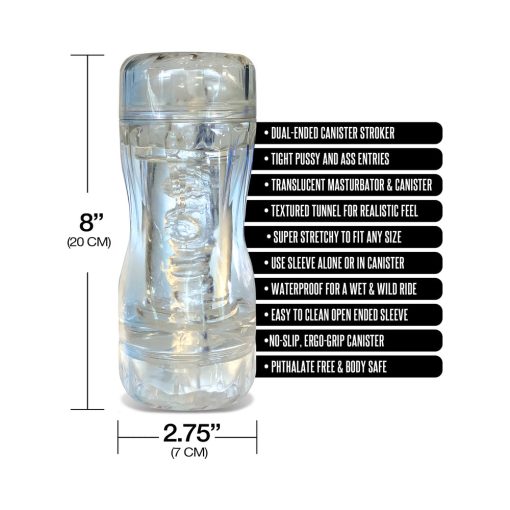 Mstr B8 In The Clear Double Date Dual End Stroker - Image 5