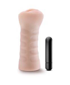 Enlust Destini Vibrating Stroker Beige