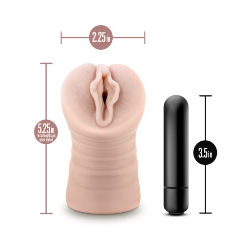 Enlust Destini Vibrating Stroker Beige - Image 7