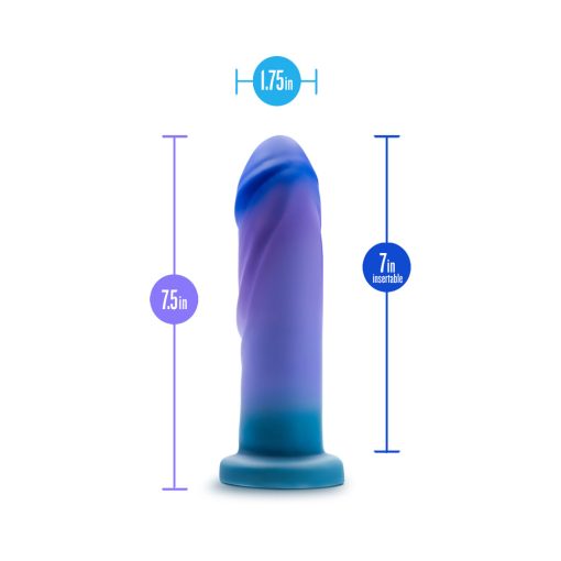 Avant Midnight Rendezvous 7.5 In. Dildo Ocean Blue - Image 6