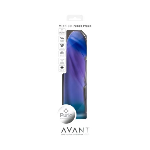Avant Midnight Rendezvous 7.5 In. Dildo Ocean Blue - Image 7