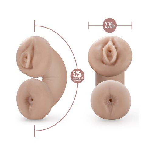 Enlust Tasha Soft And Wet Glow-In-The Dark Stroker Beige - Image 4