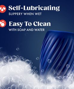 Rize Turbine Self-Lubricating Stroker Blue