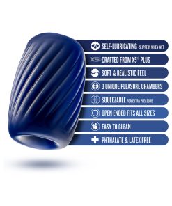 Rize Turbine Self-Lubricating Stroker Blue