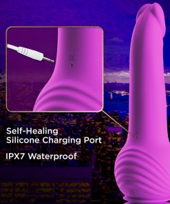 Impressions New York Gyroquake Dildo Purple