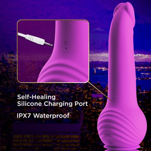 Impressions New York Gyroquake Dildo Purple - Image 9
