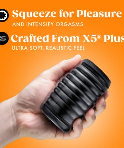 Rize Grasp Self-Lubricating Stroker Black