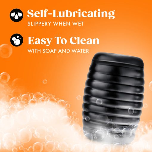 Rize Grasp Self-Lubricating Stroker Black - Image 8