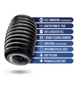 Rize Grasp Self-Lubricating Stroker Black