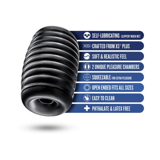 Rize Grasp Self-Lubricating Stroker Black - Image 10