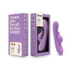 Blush Evelyn Rabbit Vibrator – RumbleTech Dual Stim (Purple, Waterproof)