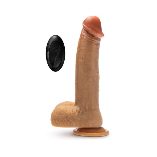 Dr. Skin Silicone Dr. Phillips Thrusting Dildo 8.5 In. Tan - Image 2