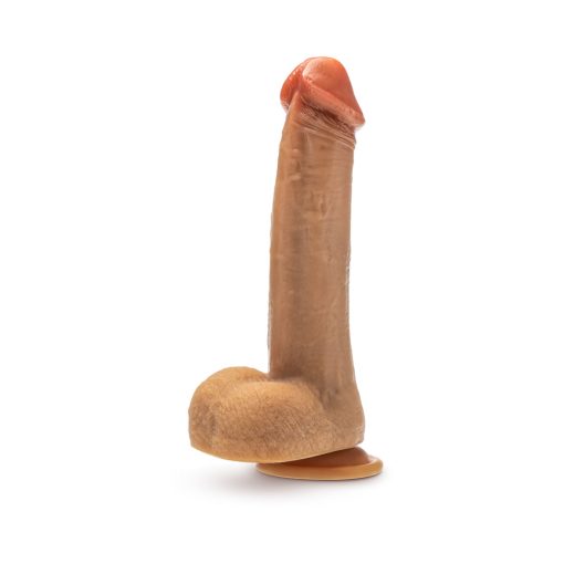 Dr. Skin Silicone Dr. Phillips Thrusting Dildo 8.5 In. Tan - Image 3