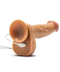 Dr. Skin Silicone Dr. Phillips Thrusting Dildo 8.5 In. Tan