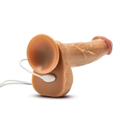 Dr. Skin Silicone Dr. Phillips Thrusting Dildo 8.5 In. Tan - Image 6