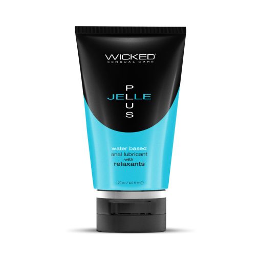 Wicked Jelle Plus Anal Lubricant With Relaxants 4 Oz.