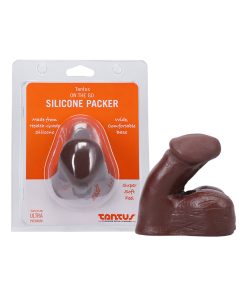 Tantus On The Go Silicone Packer Espresso (Clamshell)