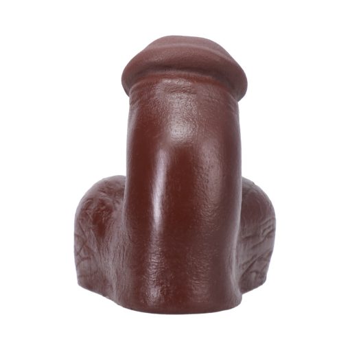 Tantus On The Go Silicone Packer Espresso (Clamshell) - Image 5