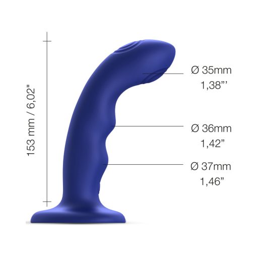 Strap-On-Me Tapping Dildo Wave Night Blue - Image 5