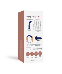 Strap-On-Me Tapping Dildo Wave Night Blue