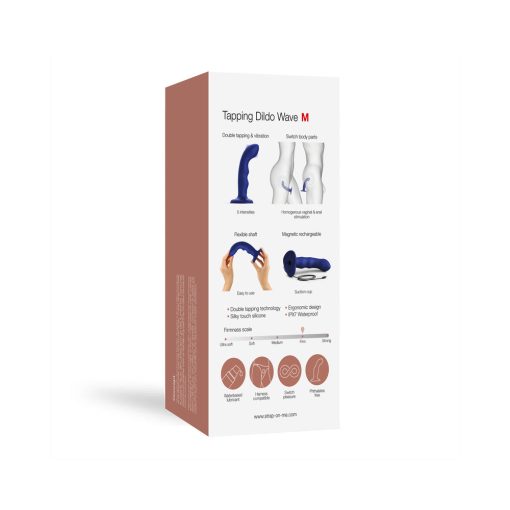 Strap-On-Me Tapping Dildo Wave Night Blue - Image 9