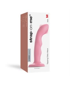 Strap-On-Me Tapping Dildo Wave Coral Pink